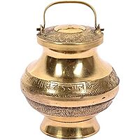 Divine GANGTARANG Gangajal Brass Kalash