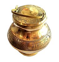 Divine GANGTARANG Gangajal Brass Kalash