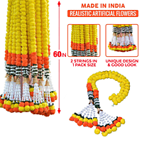 Mahima 5 FEET LONG 5 GARLAND