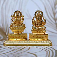 Divine Crafts Laxmi Ganesh Pooja Thali