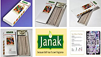 Janak Bamboo Less Incense Combo Dhoop Sticks Floral, Natural, musk, oudh, fresh  (4, Set of 1)