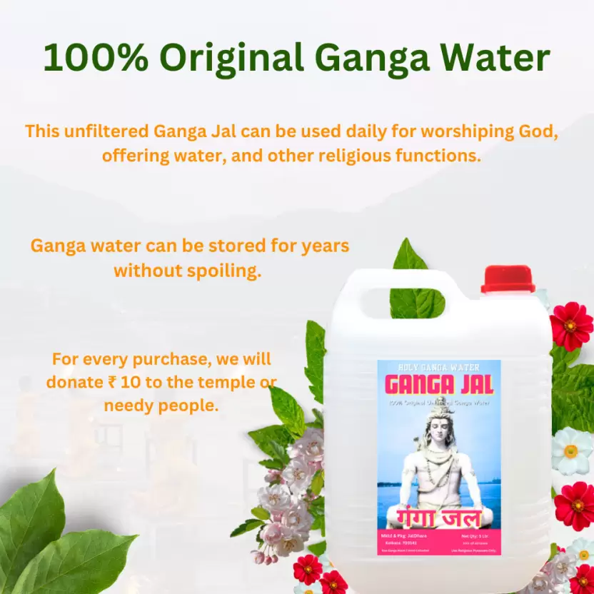 JALDHARA Original gangajal hand-collected Ganga