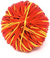 Kuhu Creations Yellow, Red Thread  (5 m Pack of1)